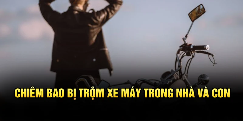 Chiêm bao bị trộm xe máy trong nhà và con